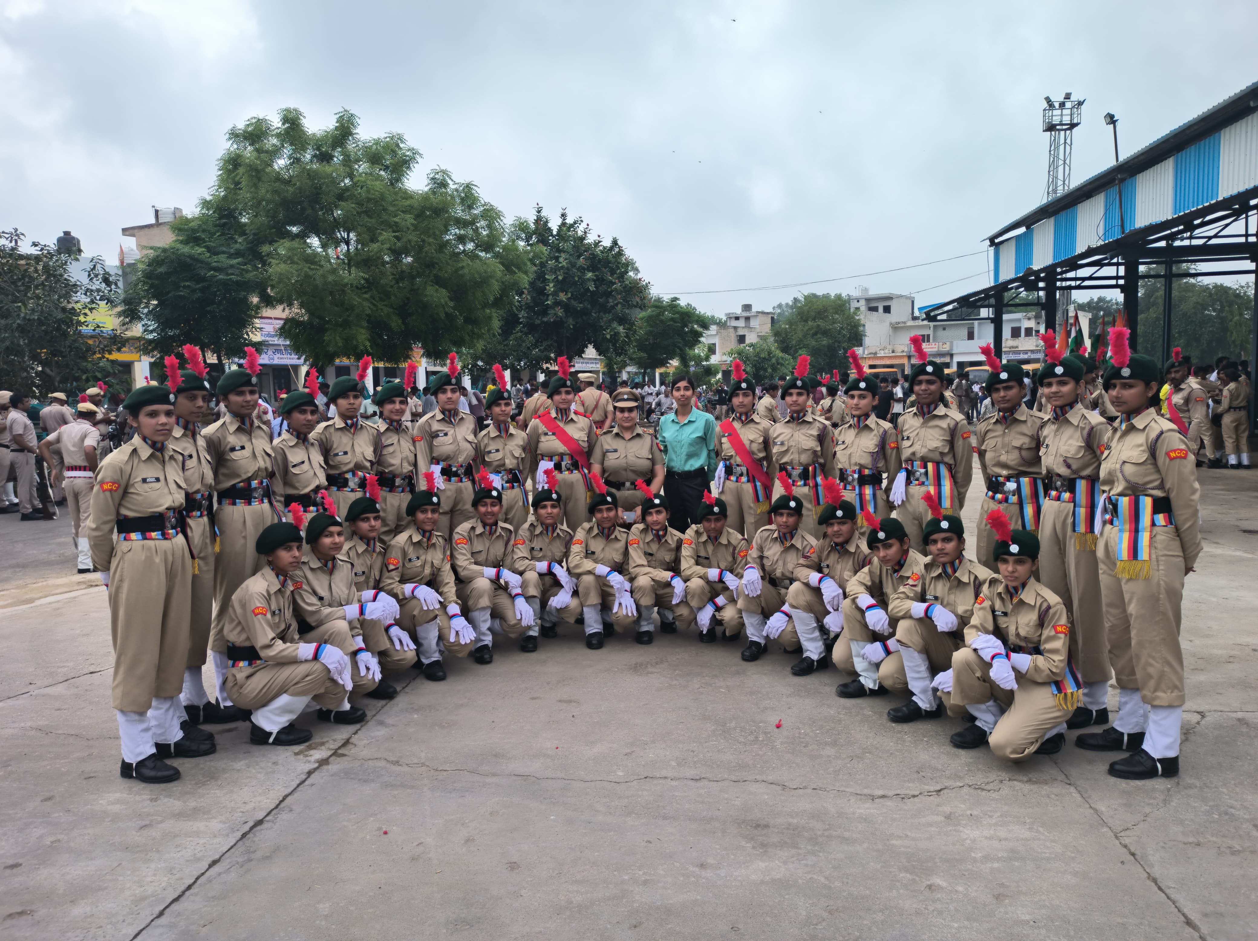 Got 1st position in Parade on Independence Day Celebration 15 august 2025