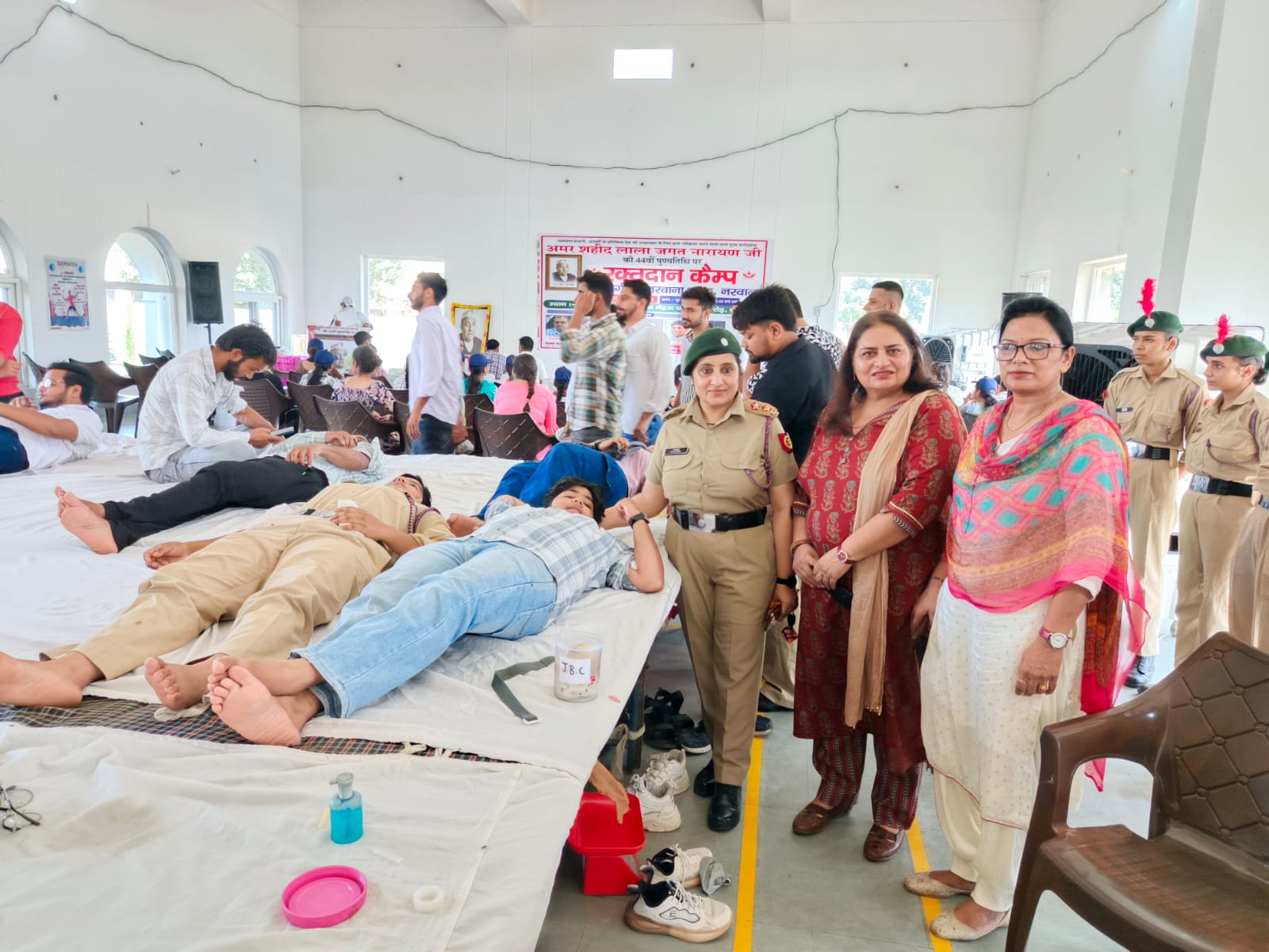 Blood donation camps