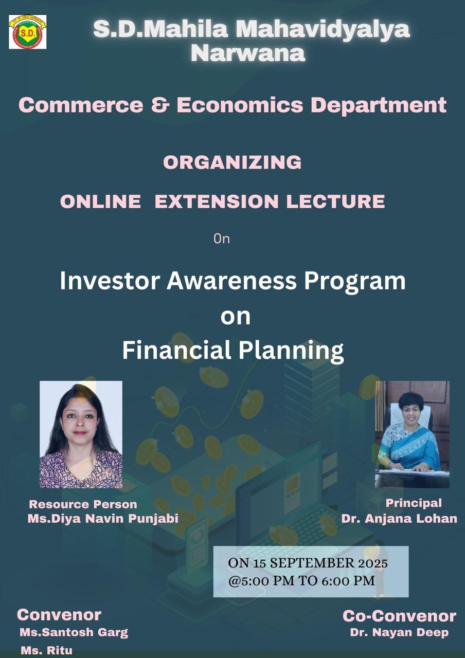 Online lecture by commarce department 16.09.25
