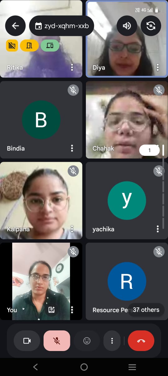 Online lecture by commarce department 16.09.25