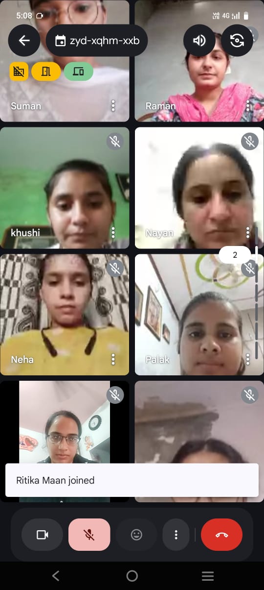 Online lecture by commarce department 16.09.25